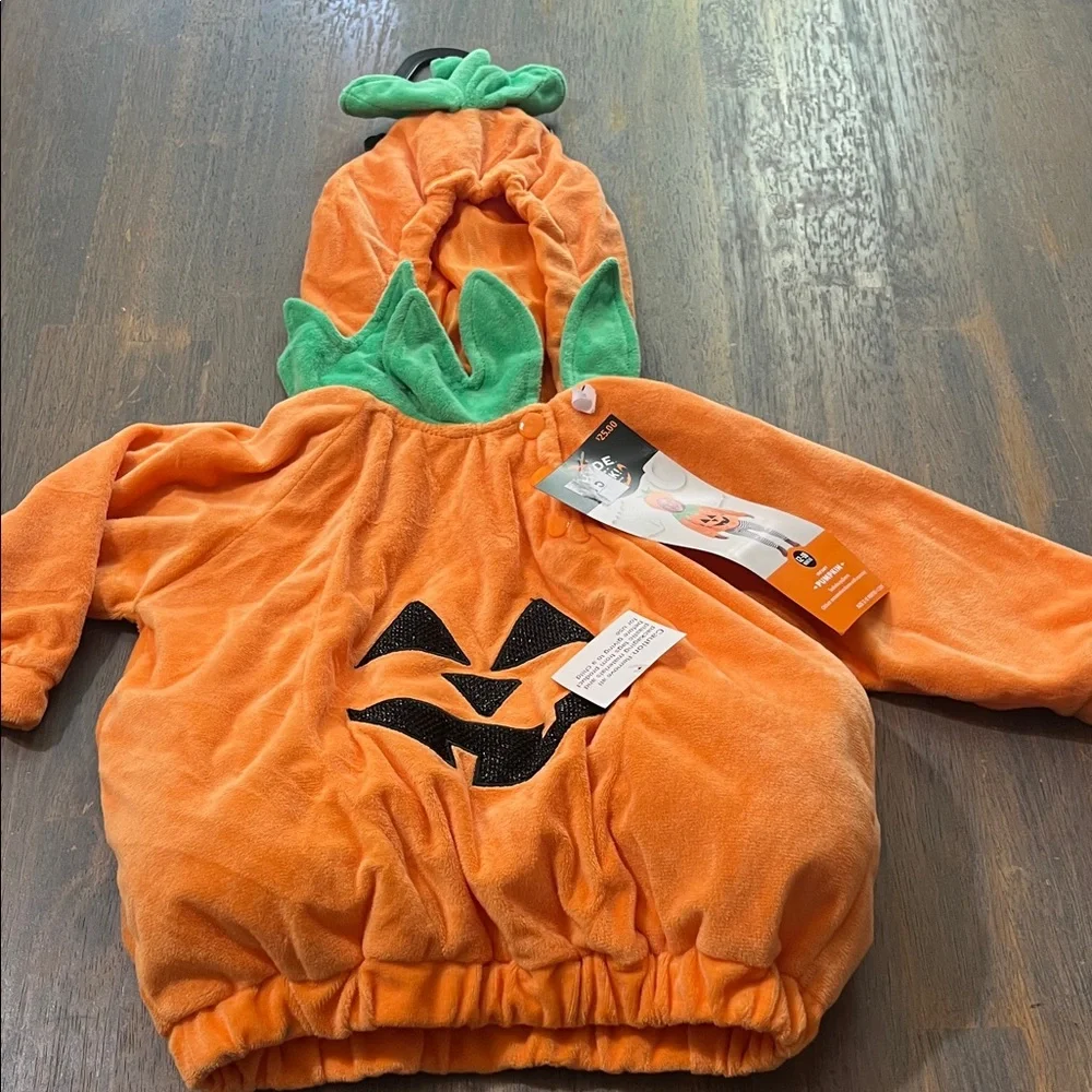 Pumpkin Halloween Costume for Kids 12-18 mths Halloween costume pumpkin nwt